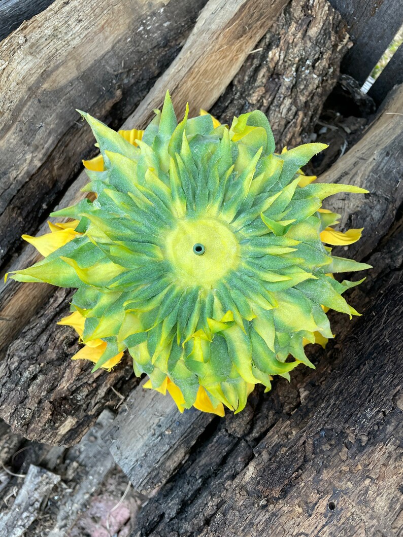 Giant Artificial Sunflower Heads Summer Decor Fake Etsy