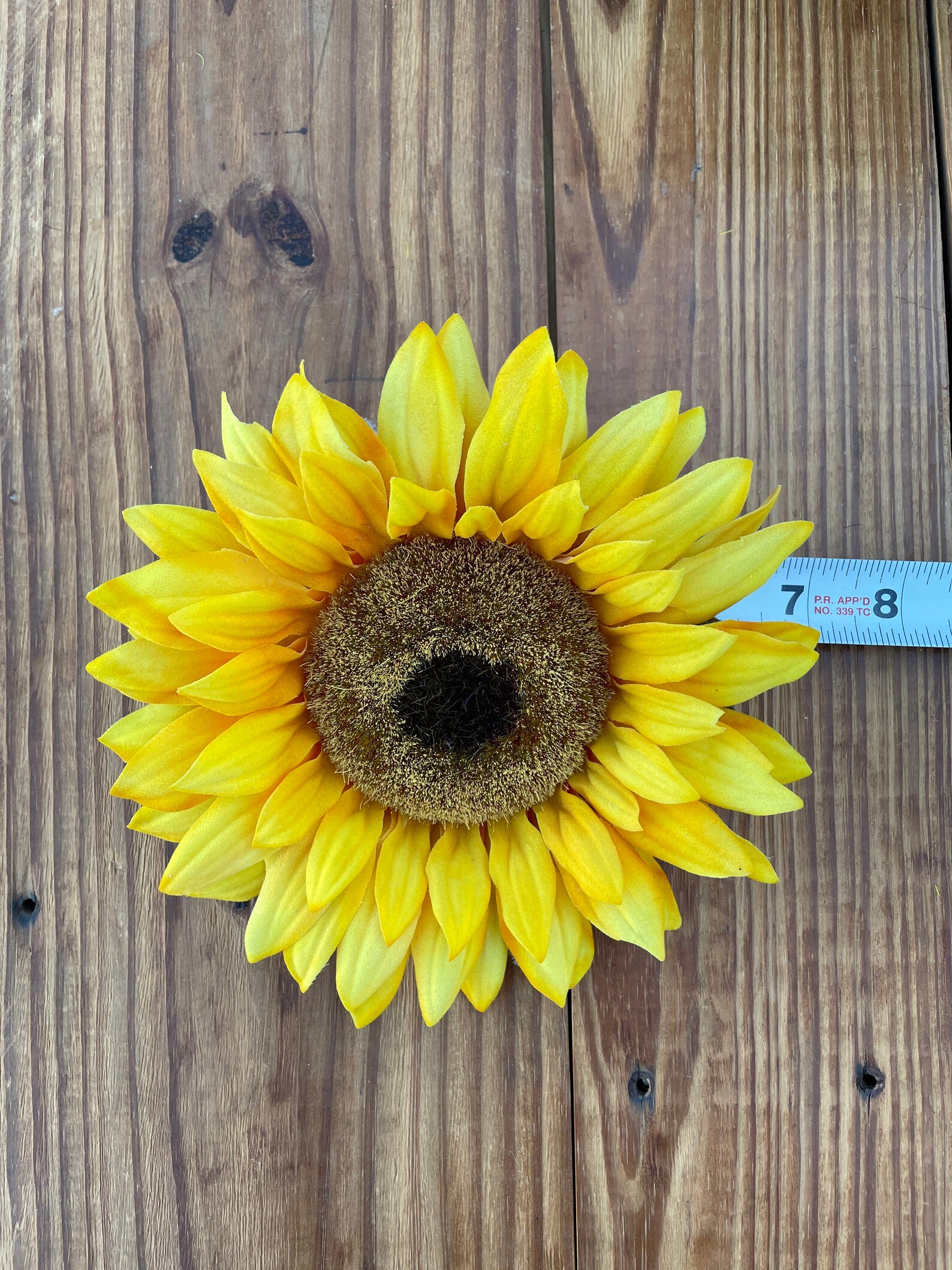 Set of 2 Large Artificial Sunflower Heads Summer Decor Etsy