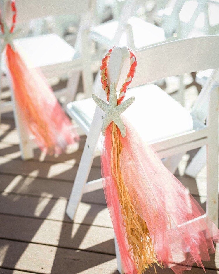 Tulle Raffia Chair Hangers