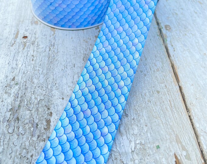 Blue Mermaid Ribbon, Blue Scales, Mermaid Kitty, Mermaid, Craft ...
