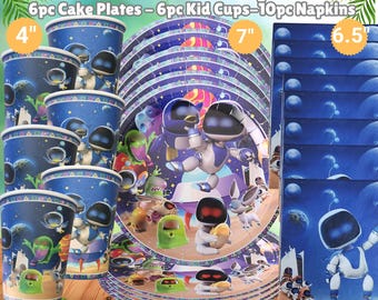 Game Astral Tableware Honeycomb Swirl hanging Plates Cups Napkins Happy Birthday party supplies decoration centerpiece favor theme gift