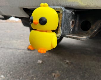 Cubierta de enganche de remolque articulada 3D para pollito