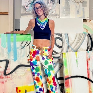 Dickies Pants Painter Pants Unisex Tie Dyed CUSTOM