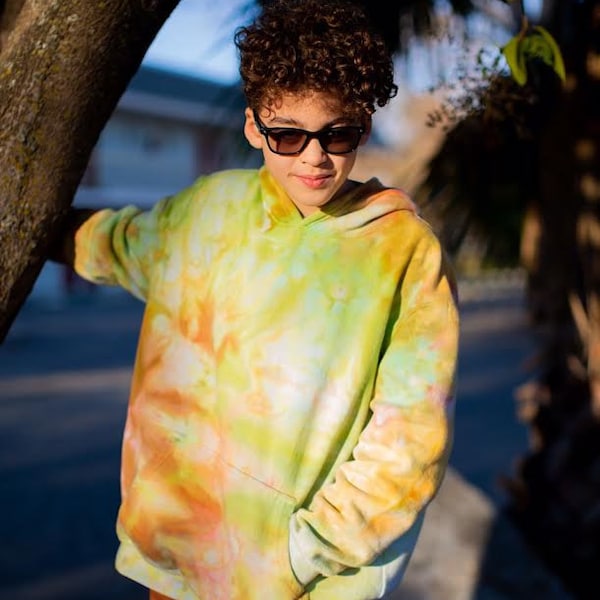 Tie Dye Custom Youth Hoodie