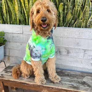 Custom Tie Dyed Pet Hoodies Made in USA and Woman Owned Company image 3