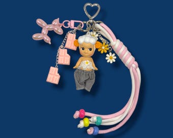 Authentic Sonny Angel Animal V2 Series Sheep - Custom Keychain | Bag Charm