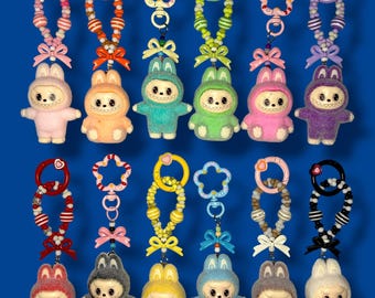 Mini Monster Bubu-striksleutelhanger | Tashanger
