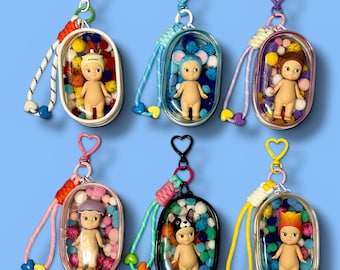Klare Display Tasche Schlüsselanhänger | Plüsch-Puppen Beschützer