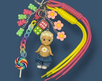 Authentic Sonny Angel Vegetable Series Cauliflower - Custom Keychain | Bag Charm