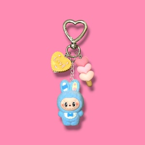 Mini Bubu Keychain/Bag Charm Blue