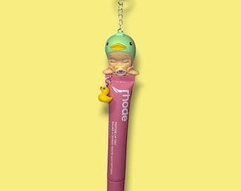 Authentic Sonny Angel Hippers Dreaming Series Duck - Custom Lip Gloss Keychain | Bag Charm