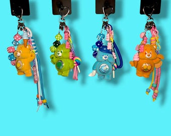Äkta Care Bears personlig väska/nyckelring