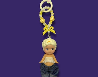 Authentisch Sonny Angel Sweets Series Popcorn - Individueller Schlüsselanhänger | Taschenanhänger