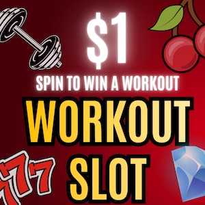 Random Workout Slot Machine | Instant Workout | Fun Daily Exercise Roulette