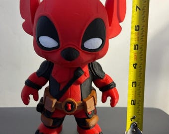 3D Deadpool Stitch inspired