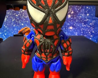 3D Printed Spider-Man Figurine inspired 4 inches tall