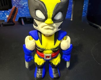 3D Printed  Wolverine 4 inches tall
