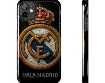 Real Madrid Crest phone case | Tough Phone Case, Hala Madrid design