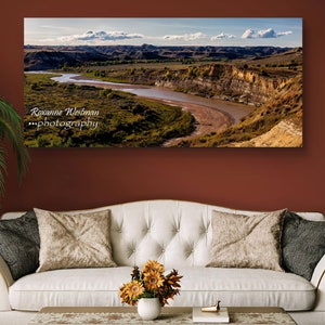 Majestic Badlands print - Wind Canyon overlook - Theodore Roosevelt national park