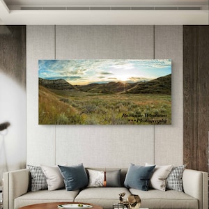 North Dakota Badlands Sunrise print - Theodore Roosevelt National park North Dakota photography print
