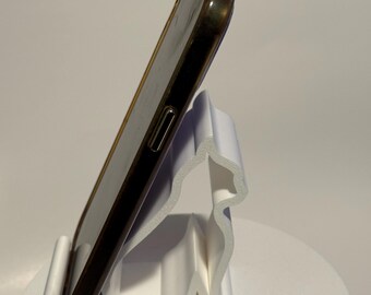 Feline Phone Stand for Desk Display