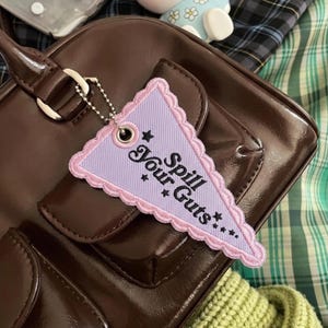 ITH Pennant Bag Charm Machine Embroidery Design, 12 Applique Keychain, Bunting Banner, Backpack Tag, Embroidery File Instant Download