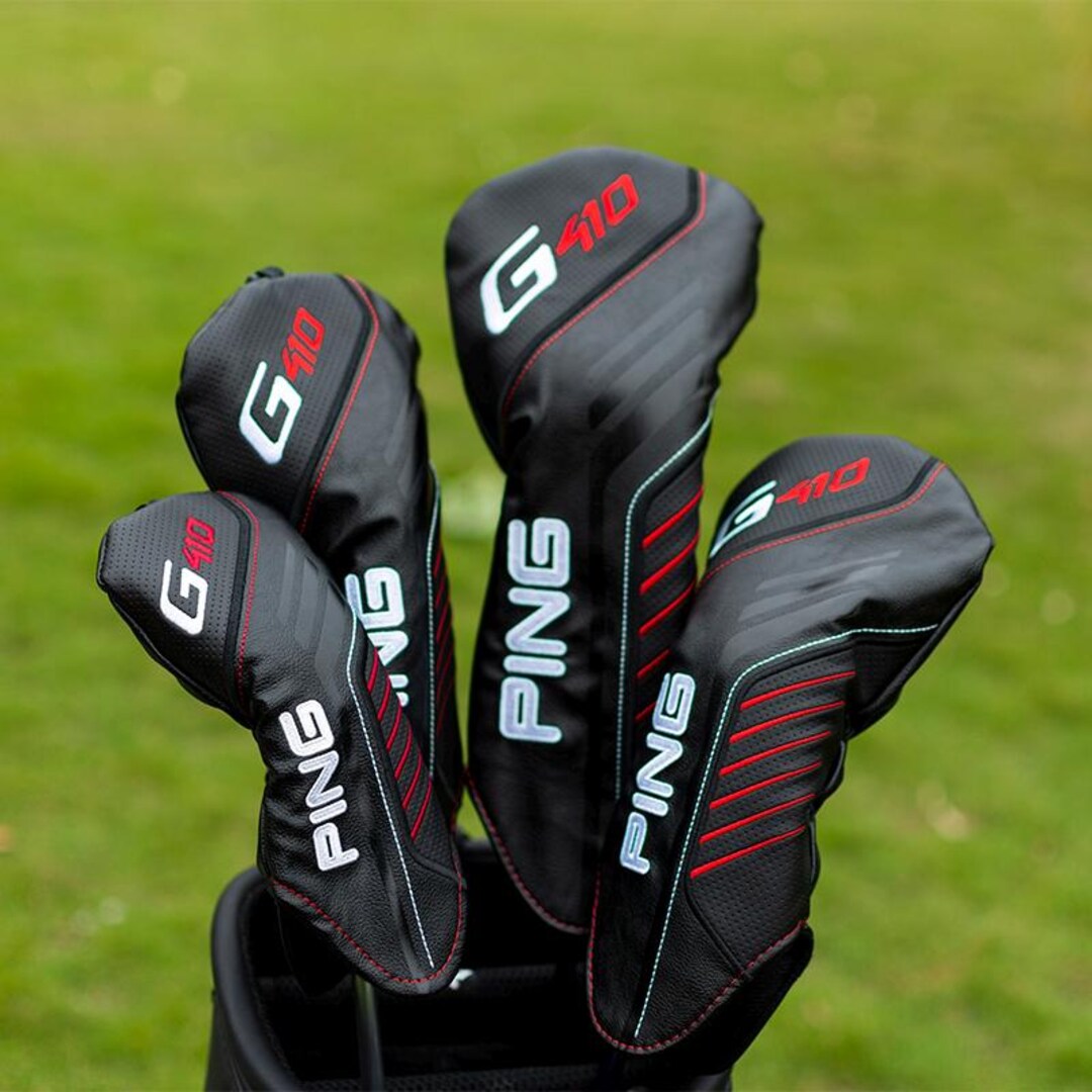 Couvre-tête en bois pour club de golf PING G410 Couvre-tête en cuir hybride Driver WF - France