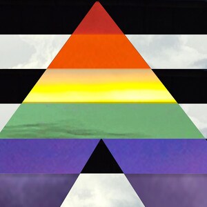Straight Ally Pride Flag in Jpeg format suitable for use on all devices