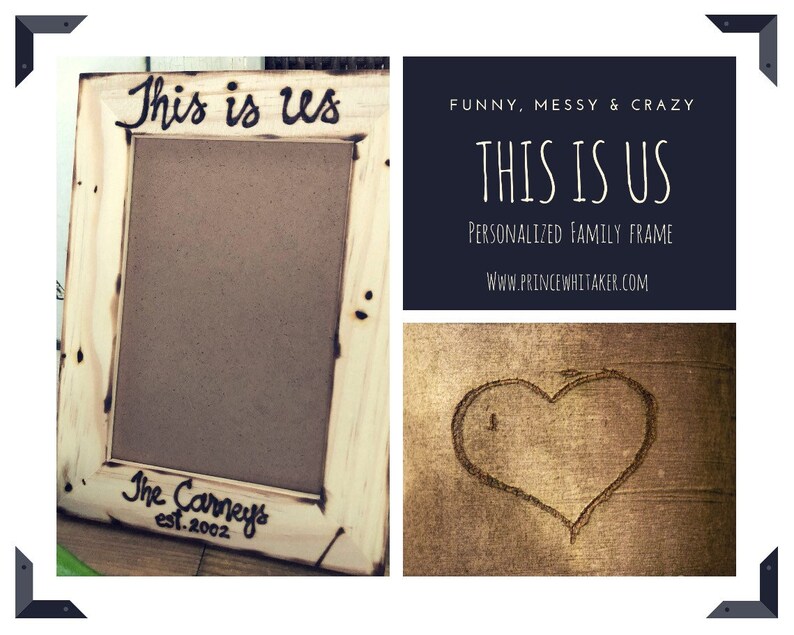 This Is Us Family Wood Frame Wedding Anniversary Etsy