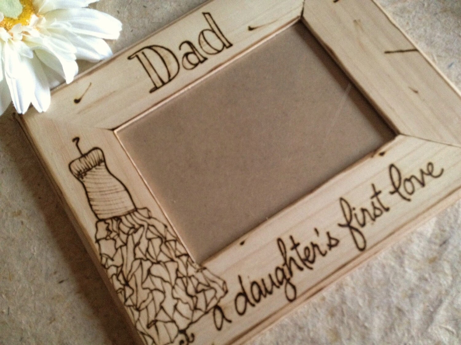 Father's Day Gift for Dad Wedding Frame A Daughter's Etsy