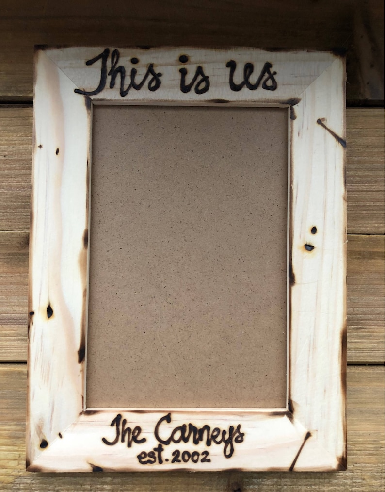 This Is Us Family Wood Frame Wedding Anniversary Etsy