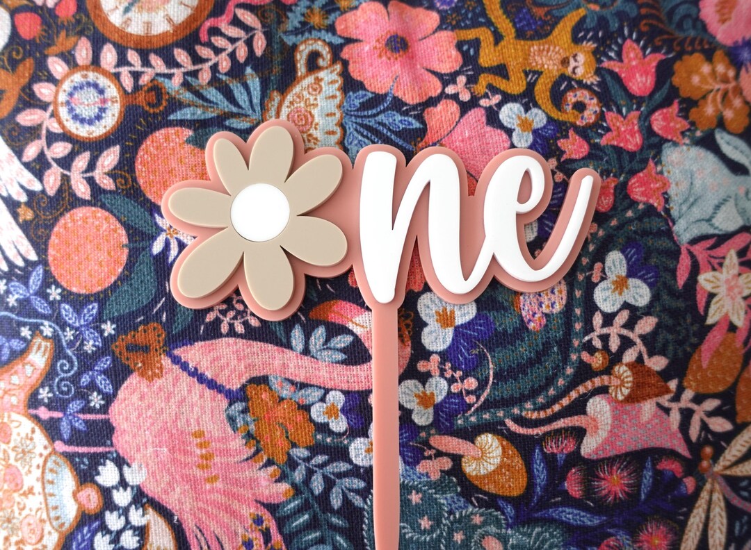 One Cake Topper - Daisy One Cake Topper - Etsy Australia