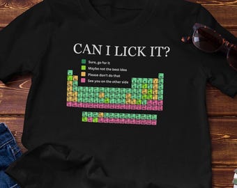 Funny Shirt - Periodic Table T-Shirt – Science Humor, Quirky Chemistry Tee