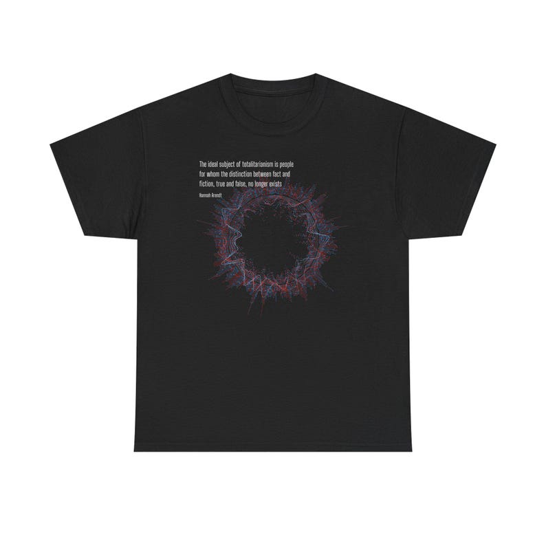 Philosophy T-Shirt | Hannah Arendt - Distinguish Between Truth and Falsehood - Cotton Tee image 11