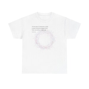 Philosophy T-Shirt | Hannah Arendt - Distinguish Between Truth and Falsehood - Cotton Tee image 10
