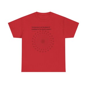Philosophy Tee - Karl Popper Quote - Unisex Heavy Cotton T-Shirt image 18