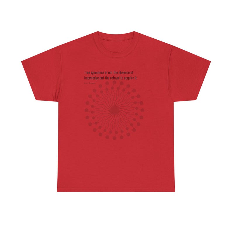 Philosophy Tee - Karl Popper Quote - Unisex Heavy Cotton T-Shirt image 18