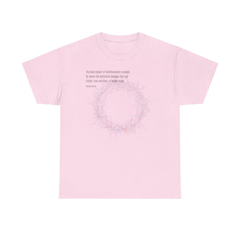 Philosophy T-Shirt | Hannah Arendt - Distinguish Between Truth and Falsehood - Cotton Tee image 19