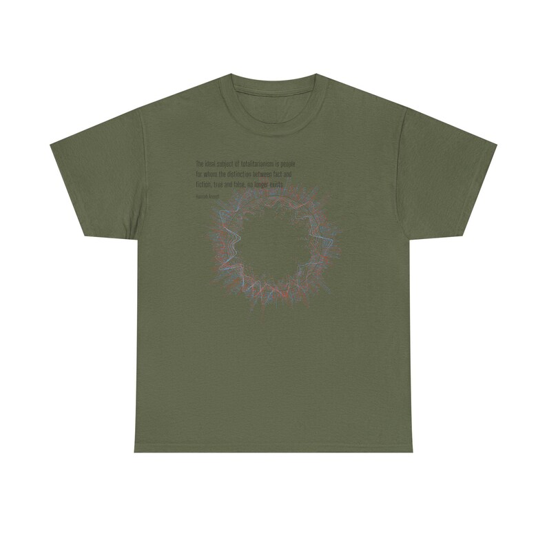 Philosophy T-Shirt | Hannah Arendt - Distinguish Between Truth and Falsehood - Cotton Tee image 15