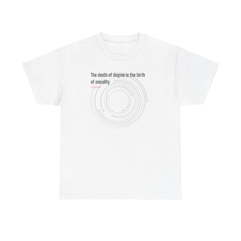 Philosophy Shirt - Kant's Dogma and Morality - Cotton Tee image 12