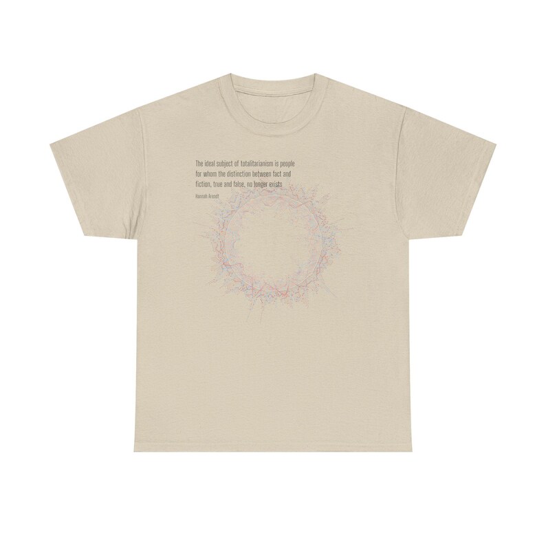 Philosophy T-Shirt | Hannah Arendt - Distinguish Between Truth and Falsehood - Cotton Tee image 12