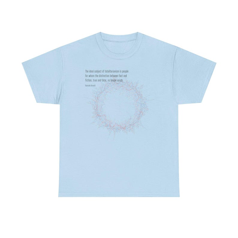 Philosophy T-Shirt | Hannah Arendt - Distinguish Between Truth and Falsehood - Cotton Tee image 17