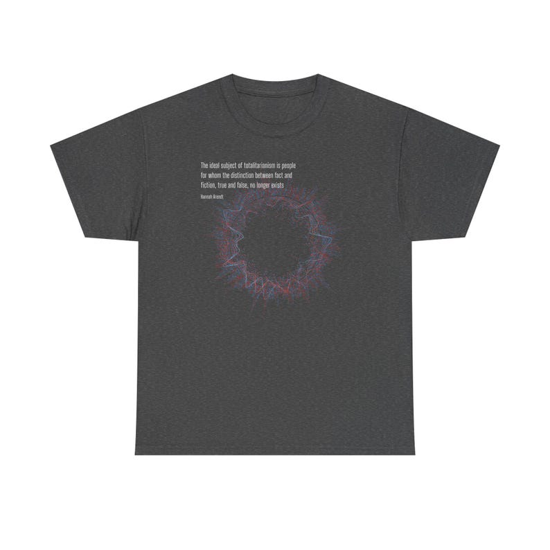 Philosophy T-Shirt | Hannah Arendt - Distinguish Between Truth and Falsehood - Cotton Tee image 16