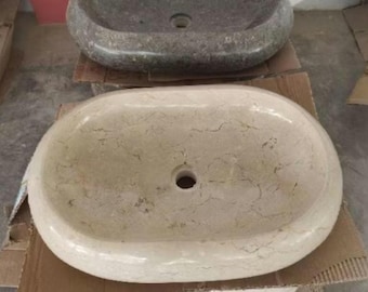 Luxe Calacatta goudmarmeren gootsteen - moderne elegantie voor je badkamer 15-19 inch