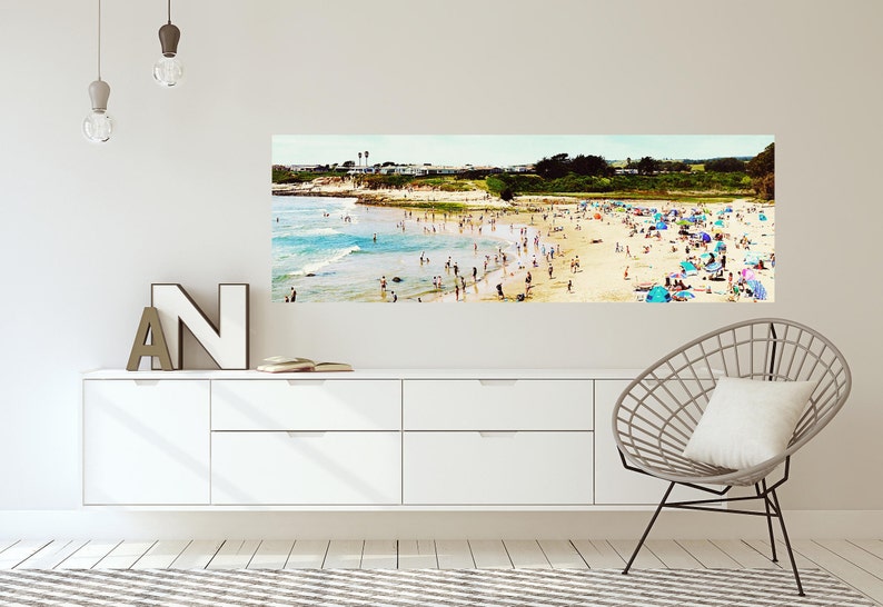 Beach Photography Beach Art Canvas Santa Cruz Art Summer Outdoors Westside Summer Photograph On Large Canvas