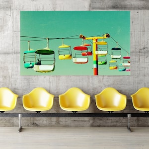 huge wall art // oversized art / large art / huge custom art - Summer of 67, 40x60 photograph giclee on canvas art