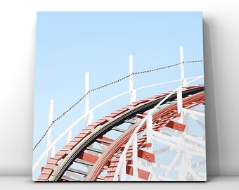 nursery art / huge art / modern custom nursery art / roller coaster - Drop, print or canvas // CUSTOM SIZES