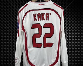 ACミラン カカ #22 サッカーユニフォーム 2013/14 ホーム 長袖 - Etsy 日本