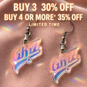 Iridescent Color-Changing Griz Earrings