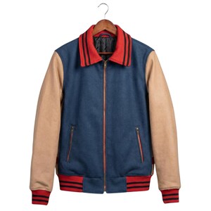Handmade Varsity Jacket Wool Blended Personalized Letterman Jacket Unisex Coat